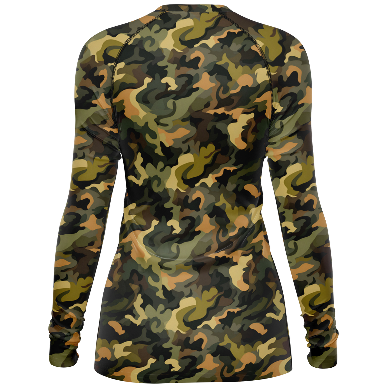 Chokefish™ Long Sleeve Rashguard Camouflage Woman's Shirt-011