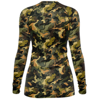 Chokefish™ Long Sleeve Rashguard Camouflage Woman's Shirt-011