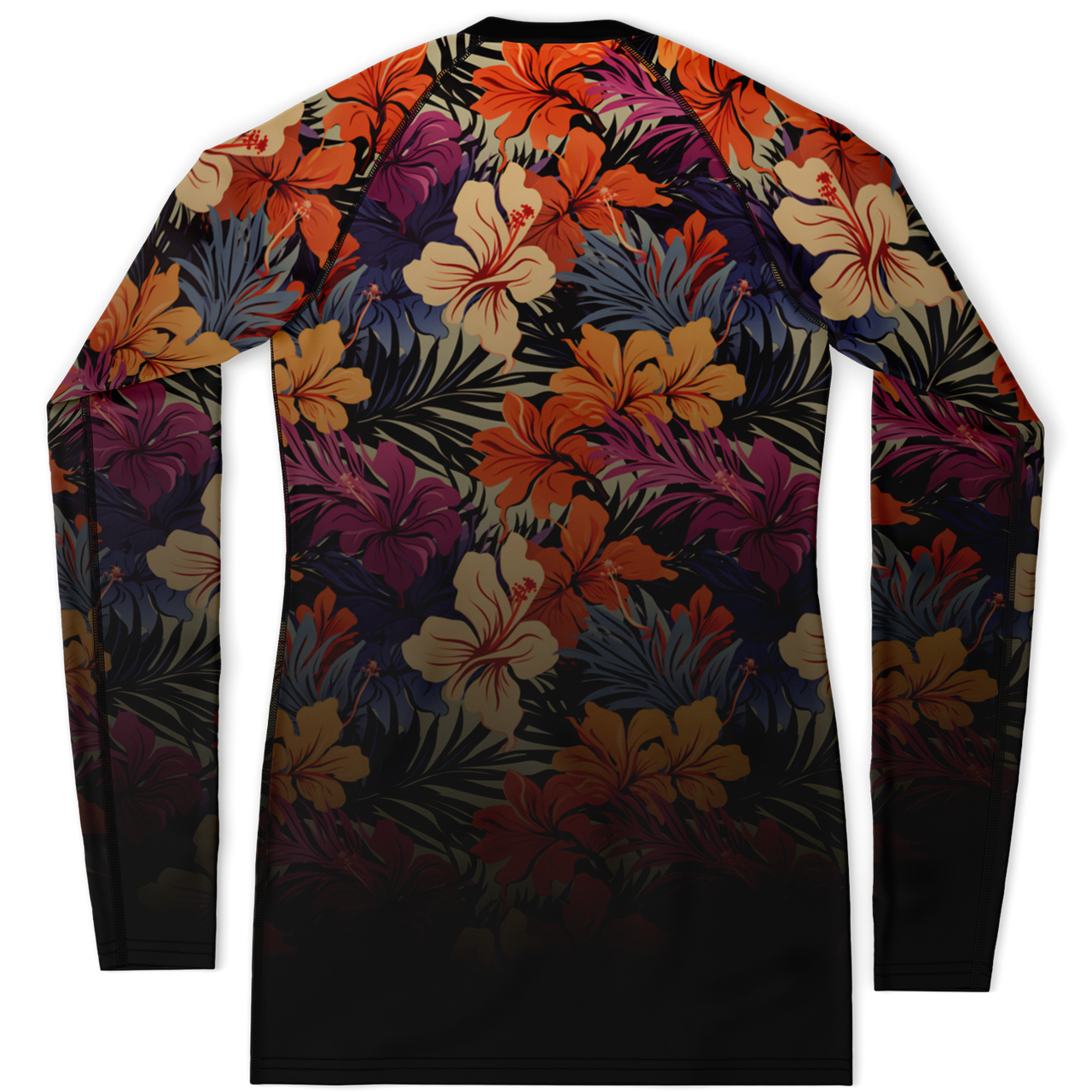 Chokefish™ Long Sleeve Rashguard Floral Woman's Shirt-007-2