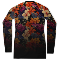 Chokefish™ Long Sleeve Rashguard Floral Woman's Shirt-007-2