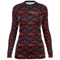 Chokefish™ Long Sleeve Rashguard Marine Woman's Shirt-001