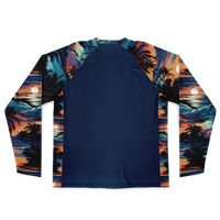 Chokefish™ Long Sleeve Every Day All Weather Trees&Boats Shirt Men's-002
