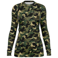 Chokefish™ Long Sleeve Rashguard Camouflage Woman's Shirt-002