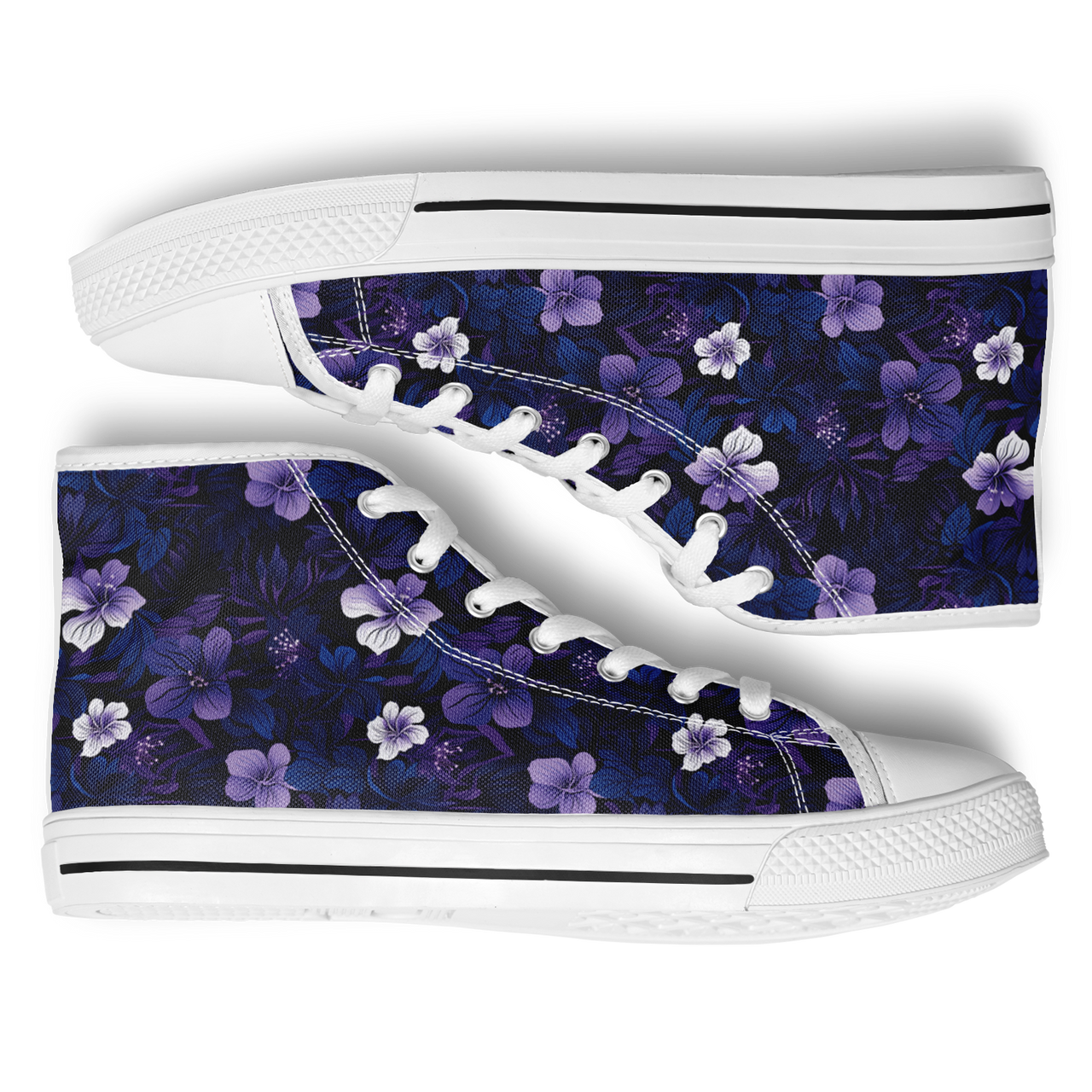 Chokefish™ Urban Peak Retro High Tops-Floral-004