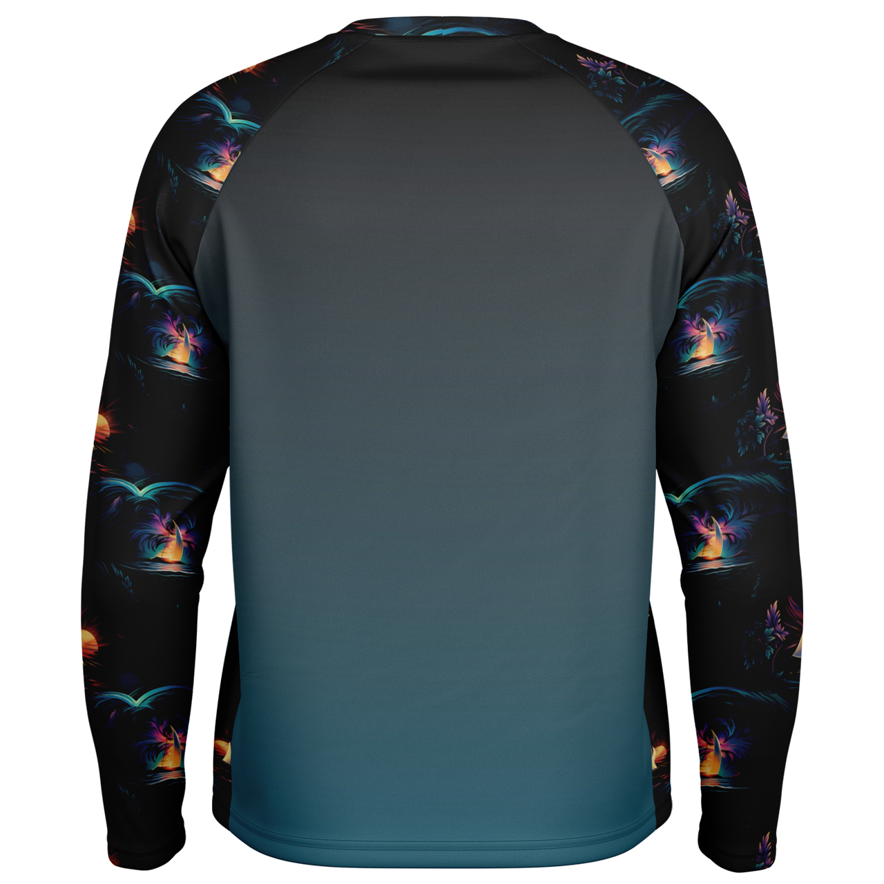 Chokefish™ Long Sleeve Every Day All Weather Trees&Boats Shirt Men's-020-1