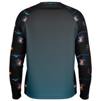 Chokefish™ Long Sleeve Every Day All Weather Trees&Boats Shirt Men's-020-1