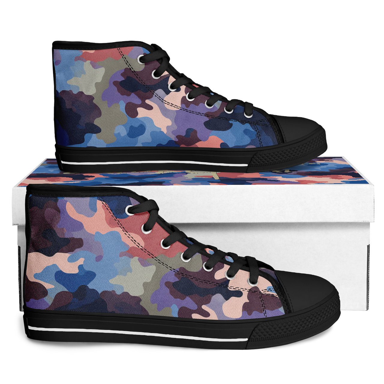 Chokefish™ Urban Peak Retro High Tops-Camouflage-004-2