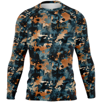 Chokefish™ Long Sleeve Rashguard Acid-Wash Men's Shirt-009