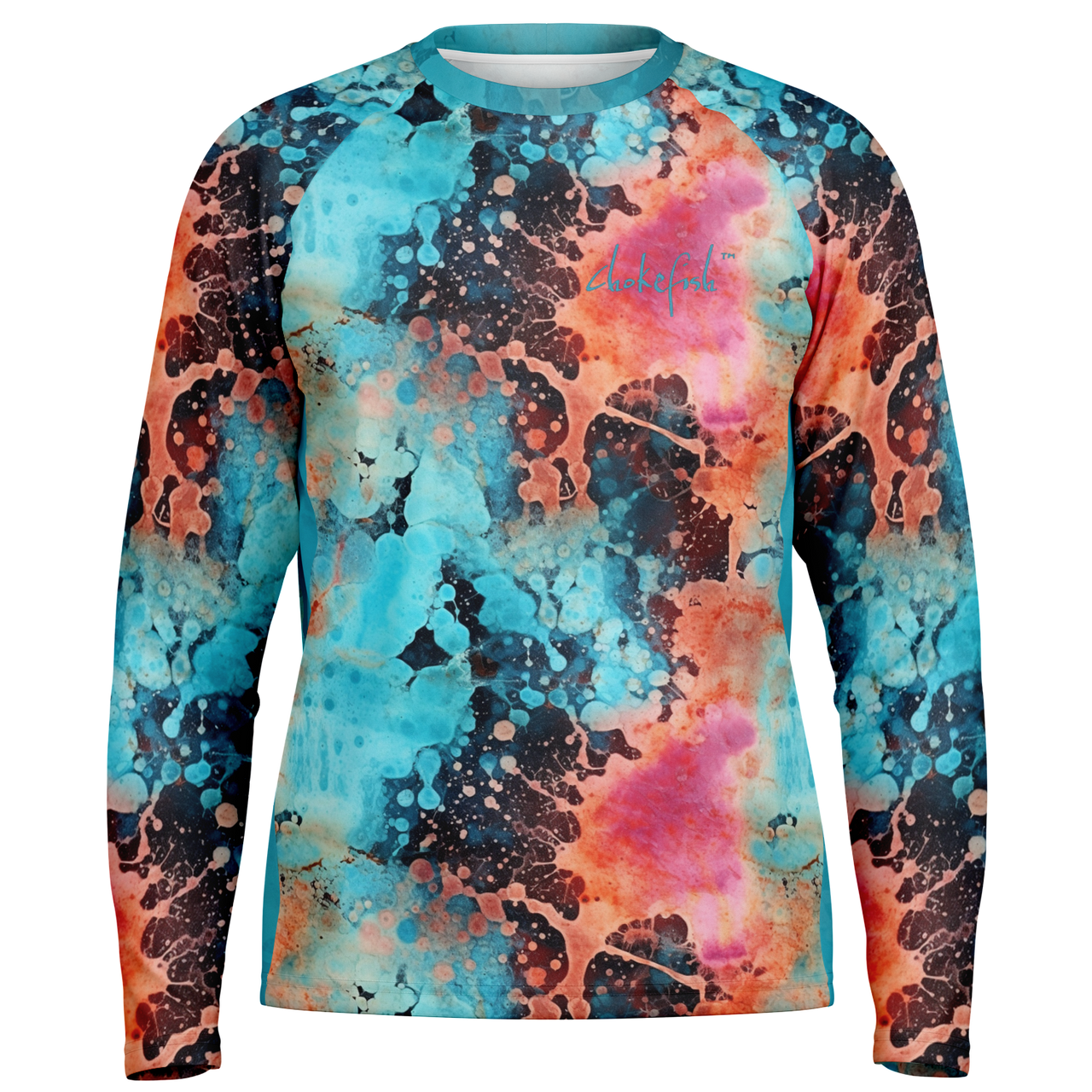 Chokefish™ Long Sleeve Every Day All Weather Acid-Wash Shirt Men's-005