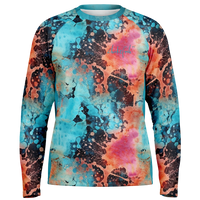 Chokefish™ Long Sleeve Every Day All Weather Acid-Wash Shirt Men's-005