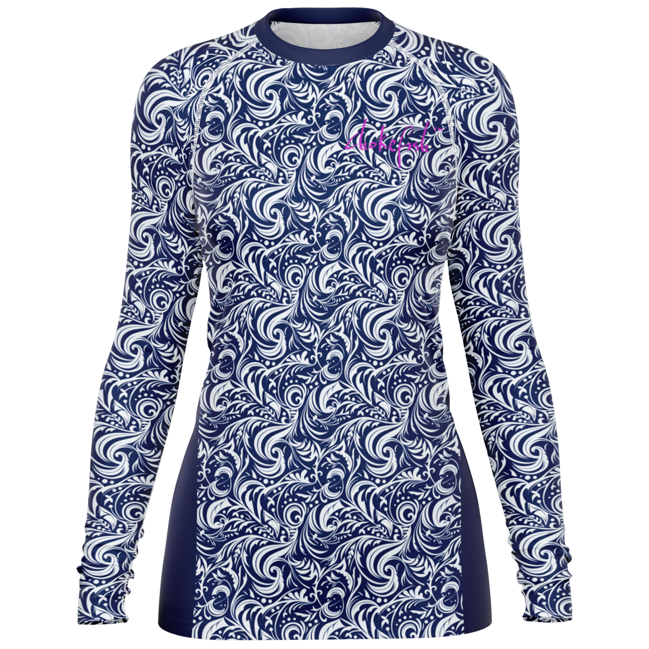 Chokefish™ Long Sleeve Rashguard Maori Woman's Shirt-014
