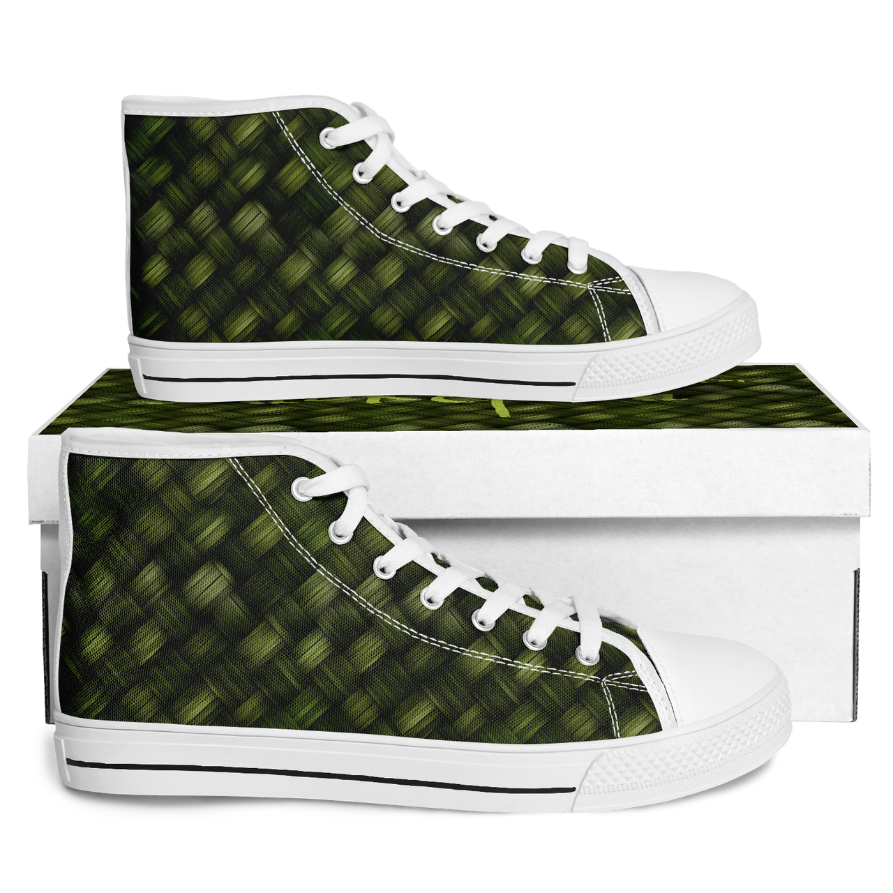 Chokefish™ Urban Peak Retro High Tops-Texture-001