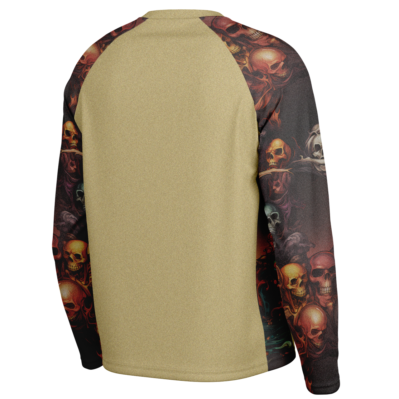 Chokefish™ Long Sleeve Every Day All Weather Skulls Shirt Men's-004