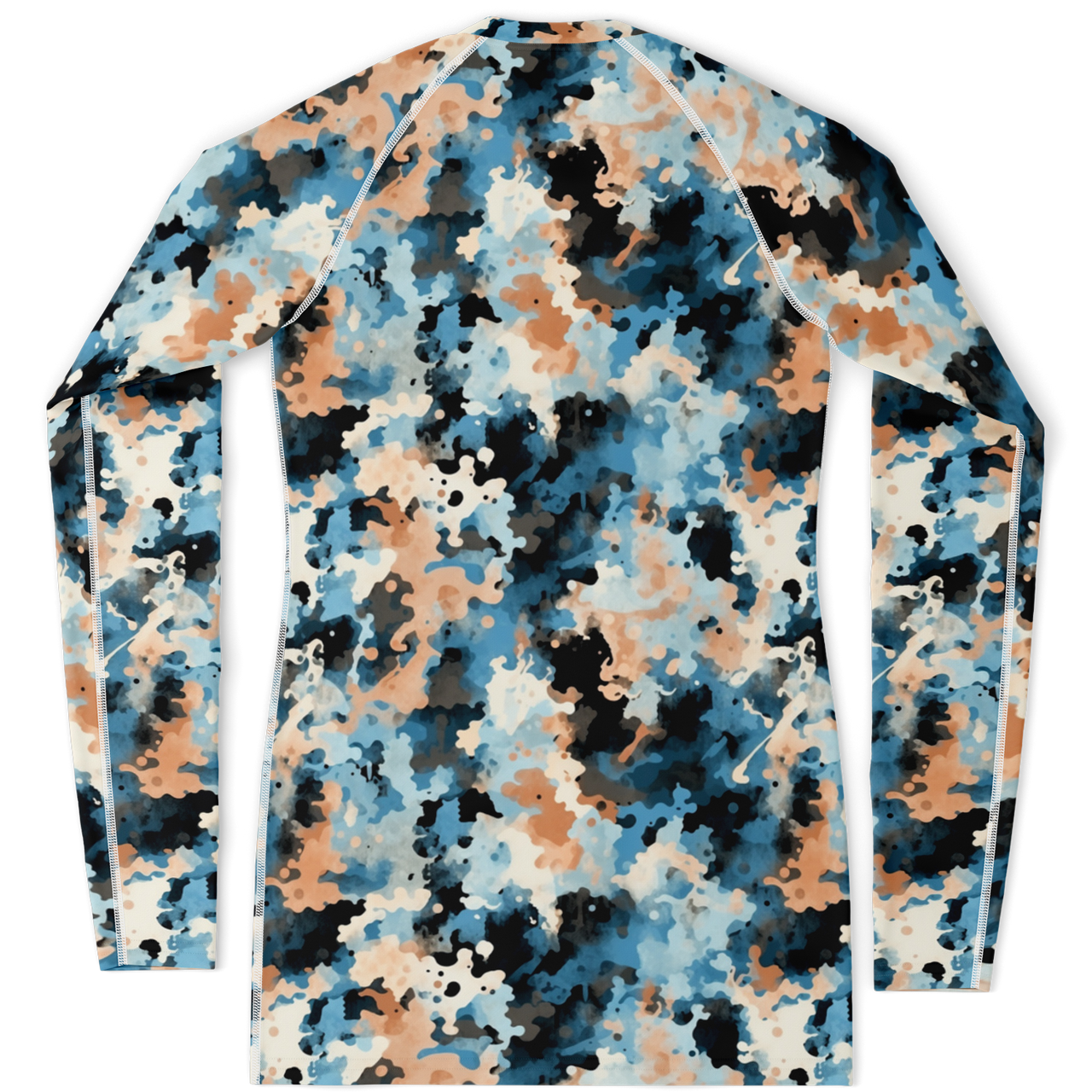 Chokefish™ Long Sleeve Rashguard Acid-Wash Woman's Shirt-015