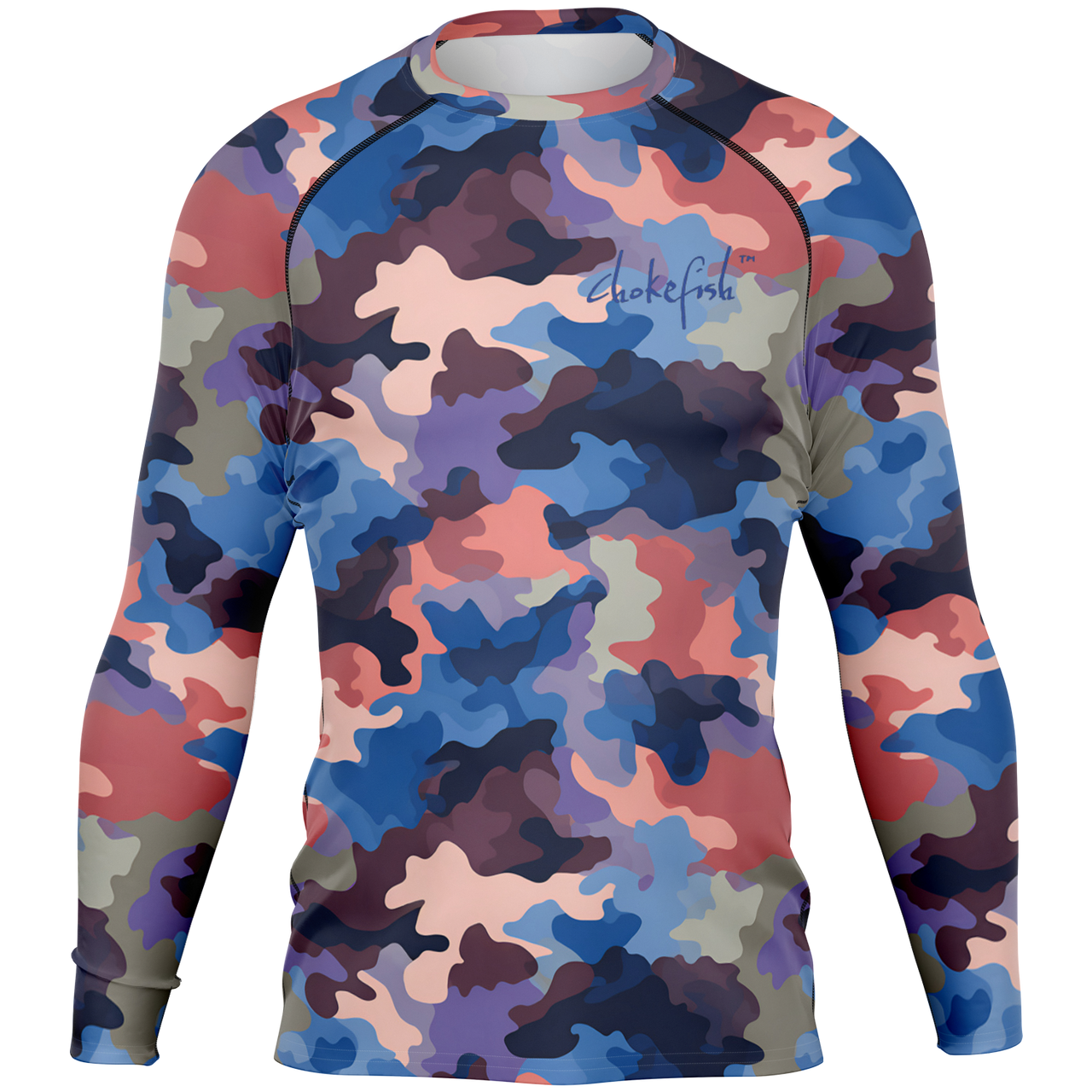 Chokefish™ Long Sleeve Rashguard Camouflage Men's Shirt-007