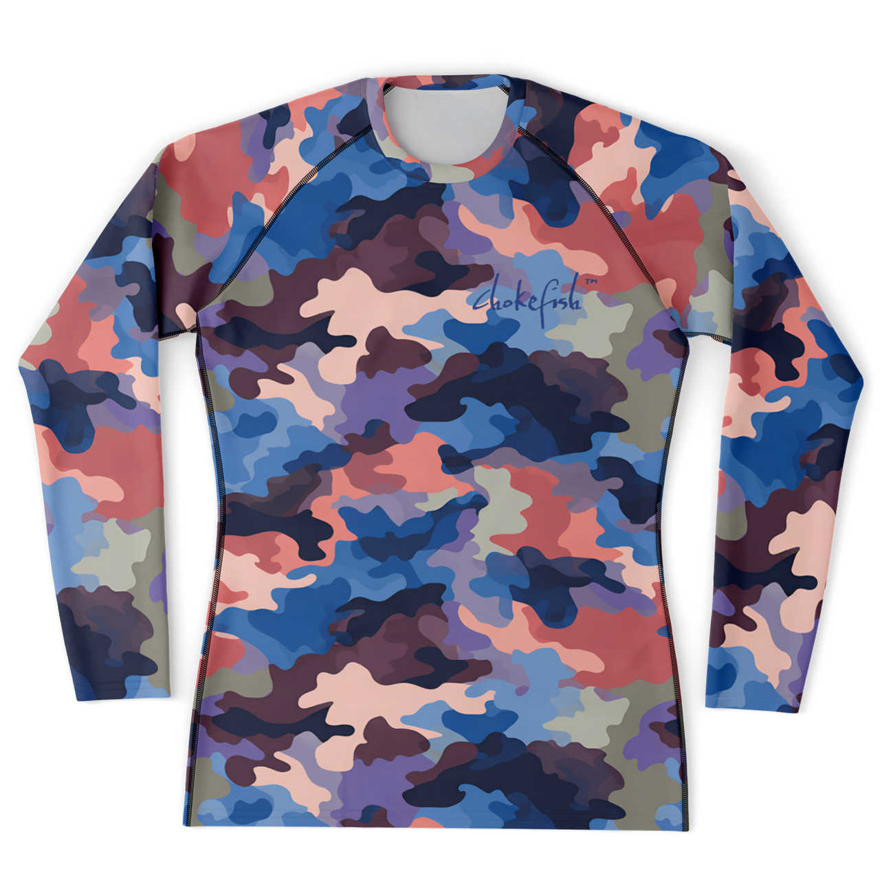 Chokefish™ Long Sleeve Rashguard Camouflage Men's Shirt-007
