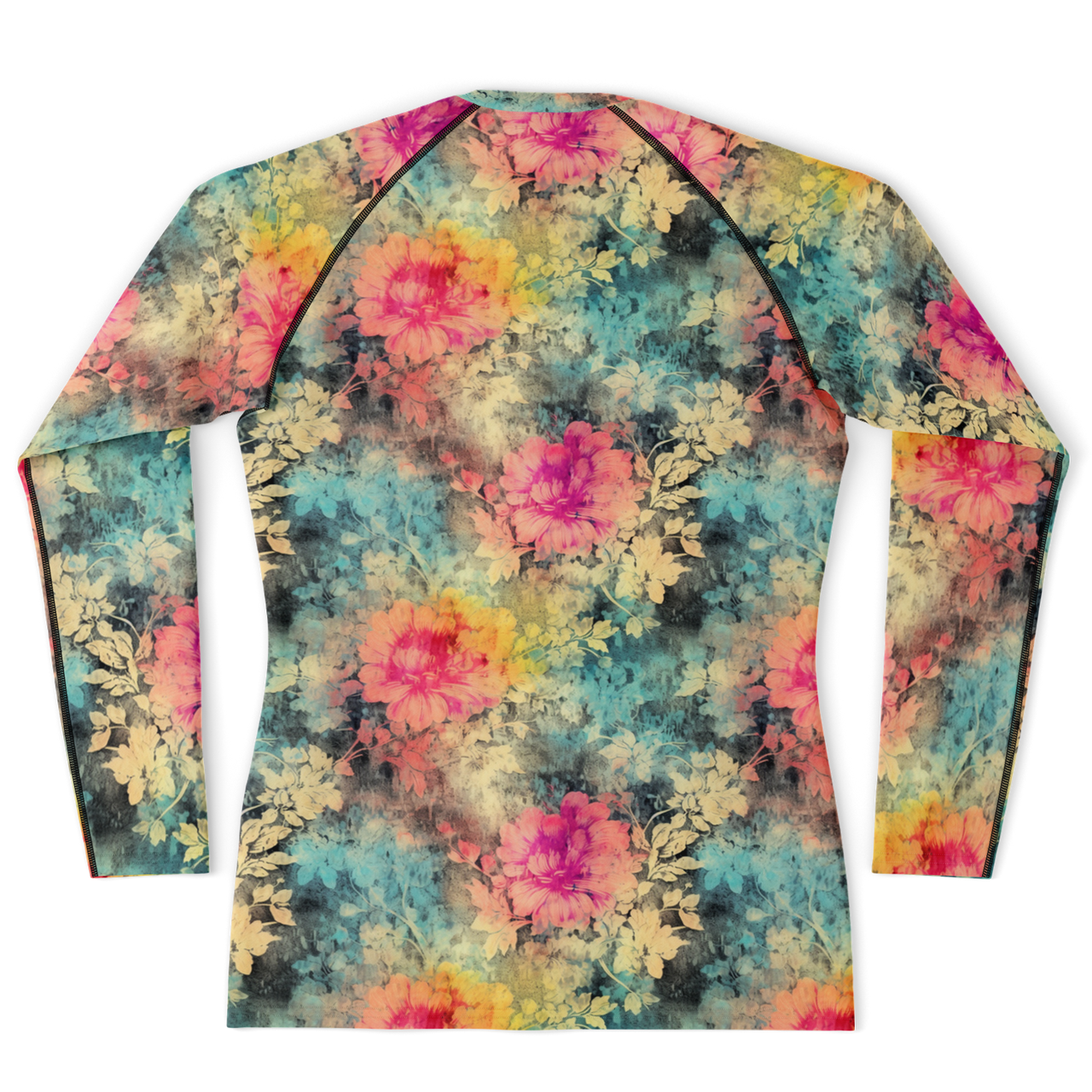 Chokefish™ Long Sleeve Rashguard Acid-Wash Men's Shirt-007