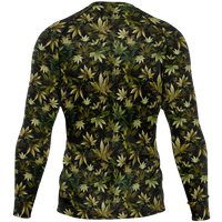 Chokefish™ Long Sleeve Rashguard Cannabis Men's Shirt-007