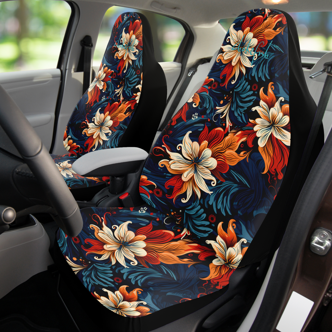Chokefish™ Floral Seat Covers-014