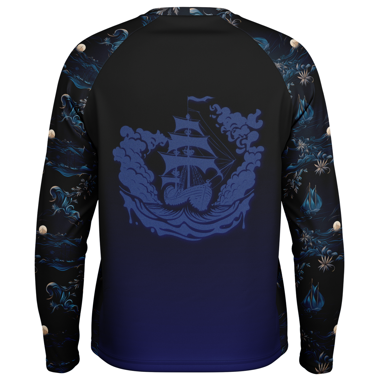 Chokefish™ Long Sleeve Every Day All Weather Trees&Boats Shirt Men's-017-Special-Edition