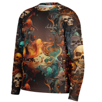 Chokefish™ Long Sleeve Every Day All Weather Skulls Shirt Men's-001