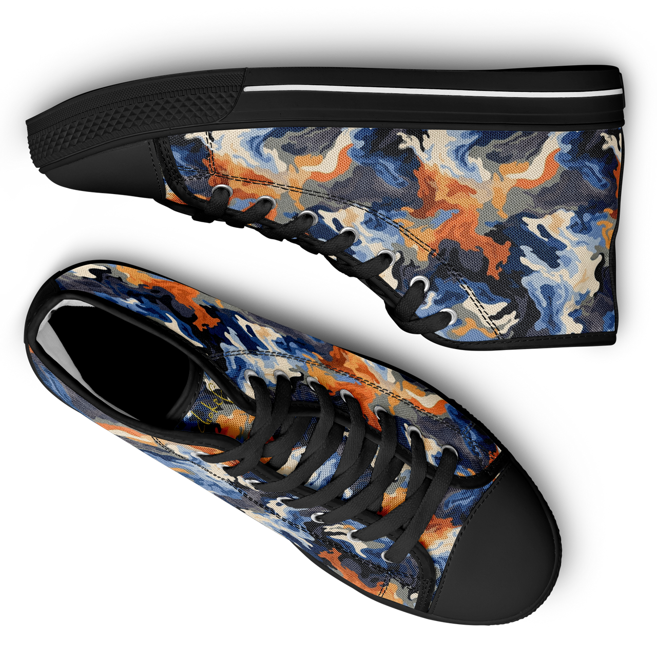 Chokefish™ Urban Peak Retro High Tops-Camouflage-006B
