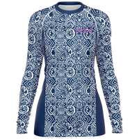 Chokefish™ Long Sleeve Rashguard Maori Woman's Shirt-009