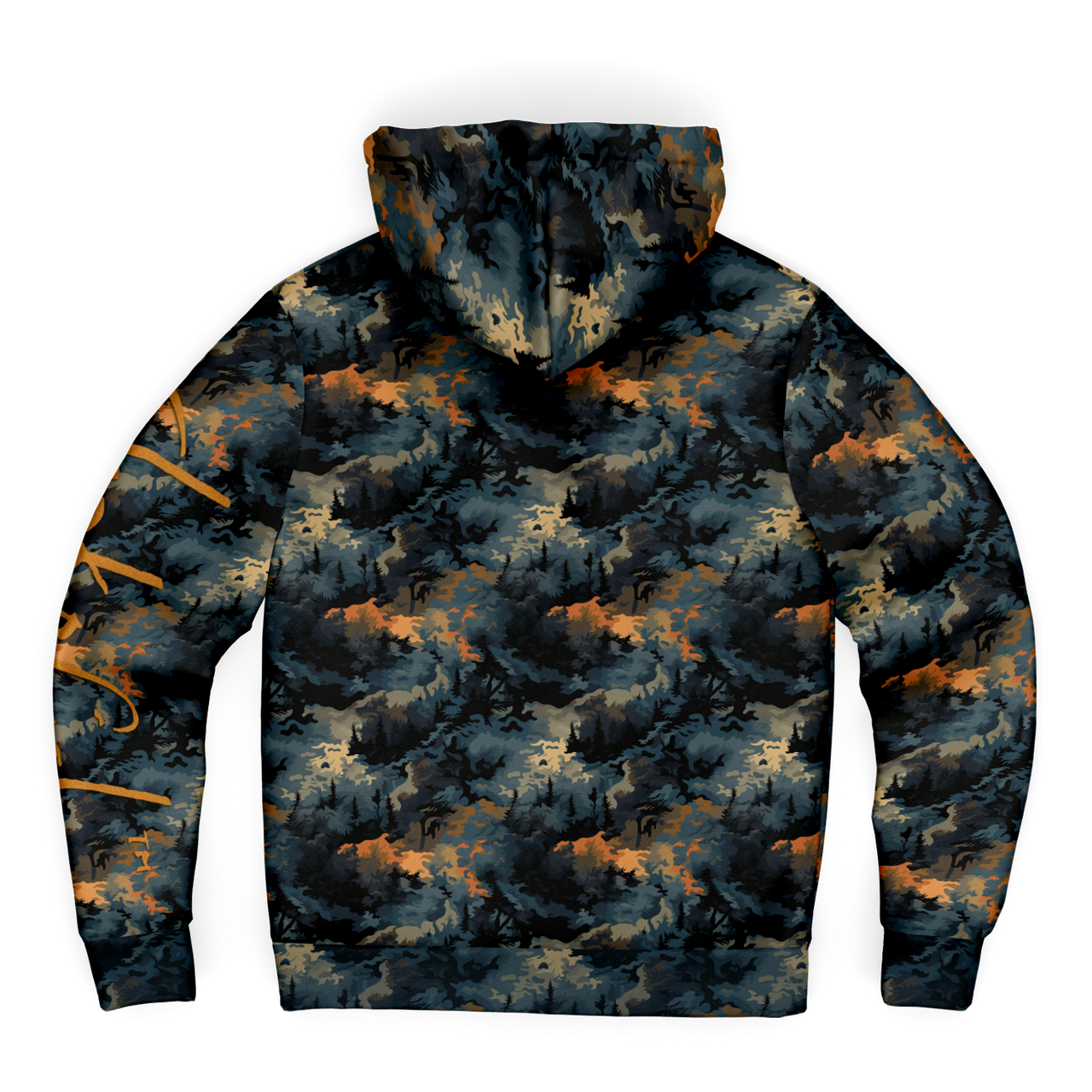 Chokefish™ Microfleece Zip-Up Hoodie Camouflage-003