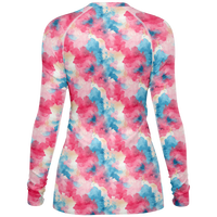 Chokefish™ Long Sleeve Rashguard Acid-Wash Woman's Shirt-001