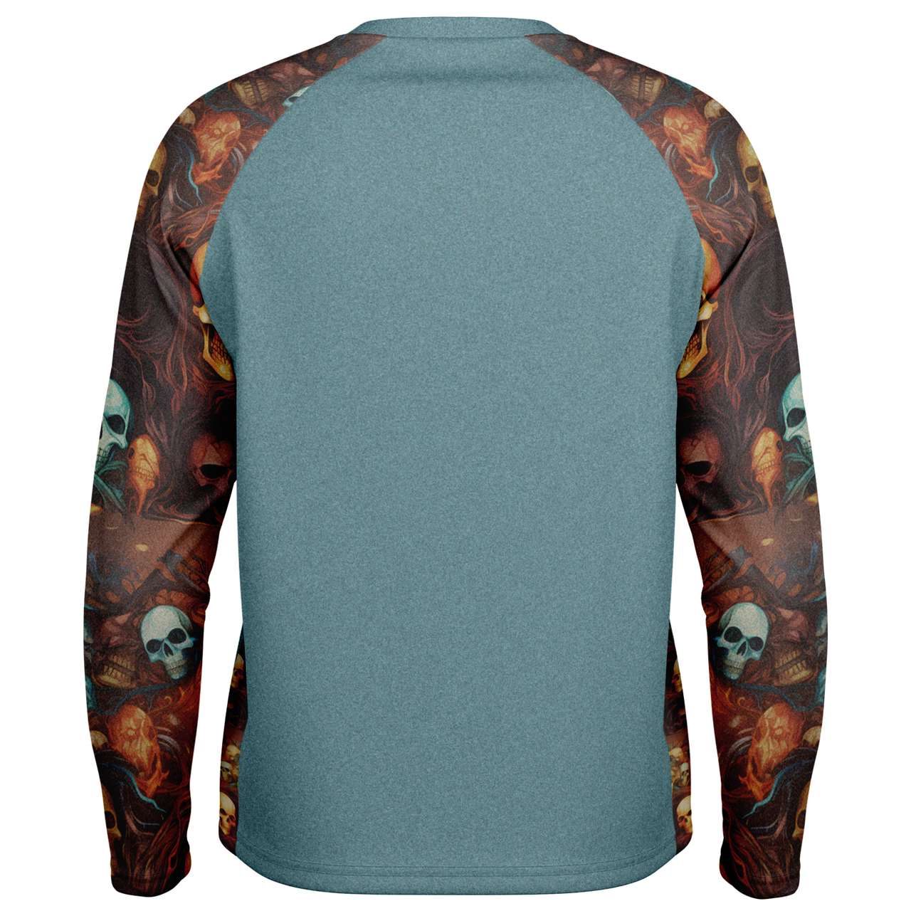 Chokefish™ Long Sleeve Every Day All Weather Skulls Shirt Men's-003