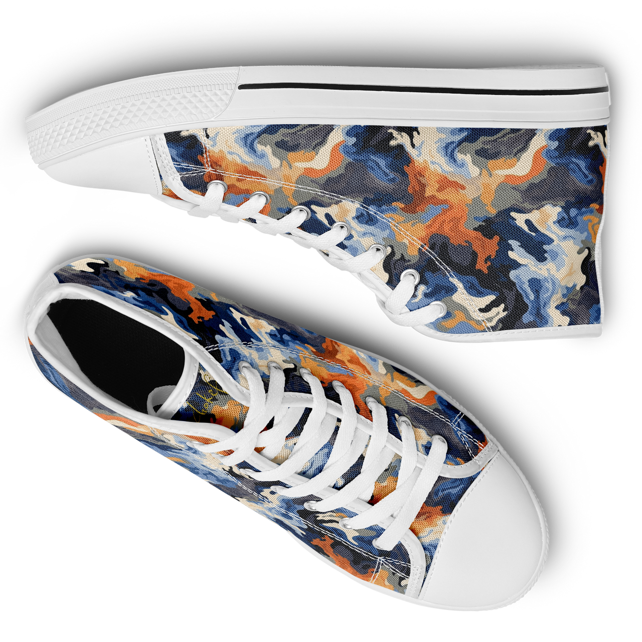 Chokefish™ Urban Peak Retro High Tops-Camouflage-006
