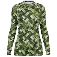 Chokefish™ Long Sleeve Rashguard Textures Woman's Shirt-003