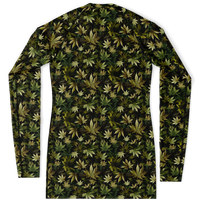 Chokefish™ Long Sleeve Rashguard Cannabis Woman's Shirt-007