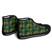 Chokefish™ Urban Peak Retro High Tops-Cannabis-003-2