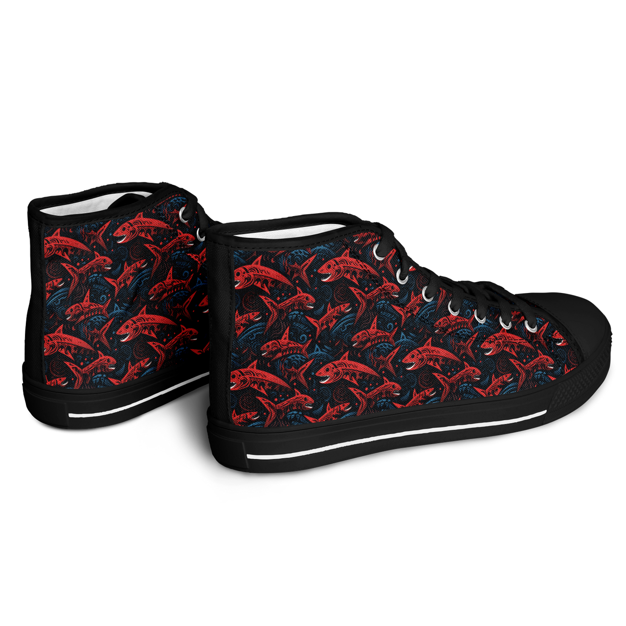 Chokefish™ Urban Peak Retro High Tops-Marine-001-2