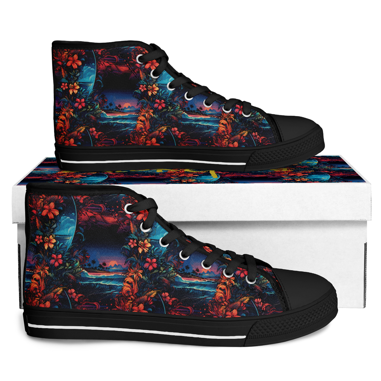 Chokefish™ Urban Peak Retro High Tops-Surfboards-002-2