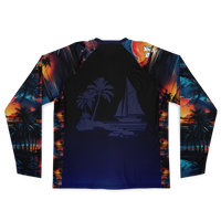 Chokefish™ Long Sleeve Every Day All Weather Trees&Boats Shirt Men's-007-Special-Edition