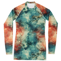 Chokefish™ Long Sleeve Rashguard Acid-Wash Woman's Shirt-004