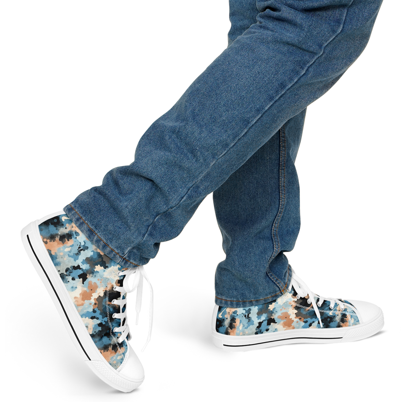 Chokefish™ Urban Peak Retro High Tops-Acid-Wash-015
