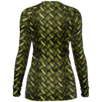 Chokefish™ Long Sleeve Rashguard Textures Woman's Shirt-005