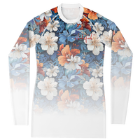 Chokefish™ Long Sleeve Rashguard Floral Woman's Shirt-008-2