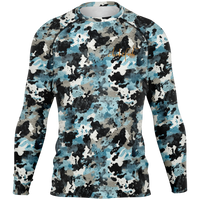 Chokefish™ Long Sleeve Rashguard Acid-Wash Men's Shirt-010