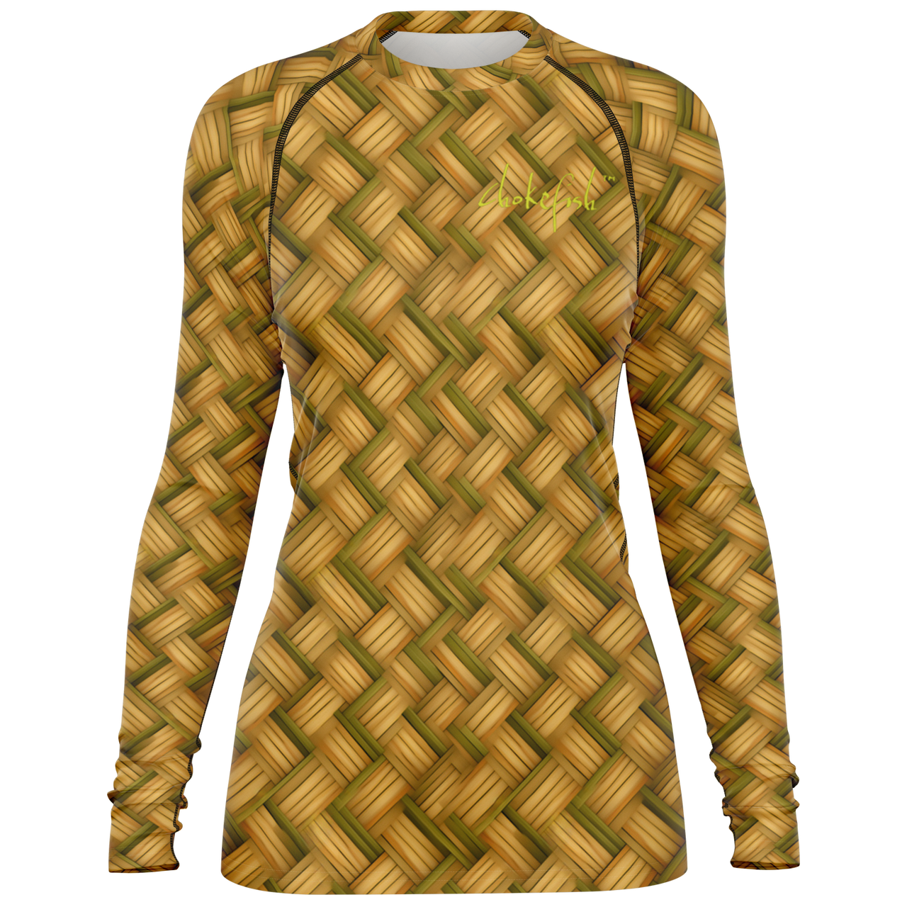 Chokefish™ Long Sleeve Rashguard Textures Woman's Shirt-004