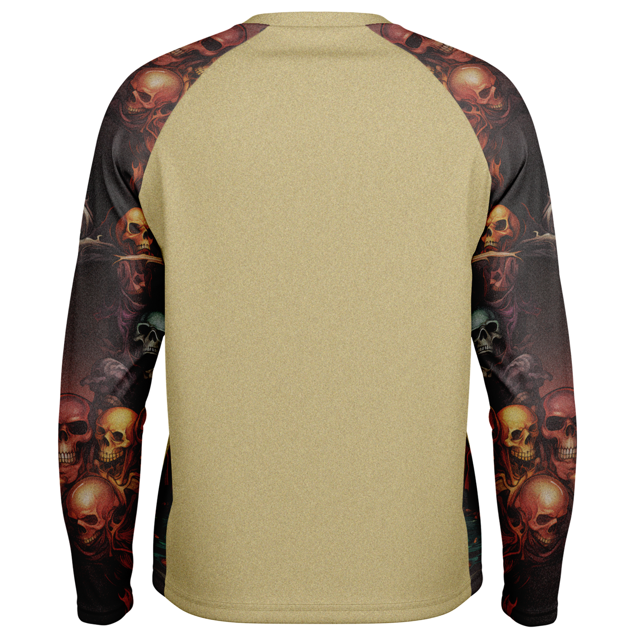 Chokefish™ Long Sleeve Every Day All Weather Skulls Shirt Men's-004