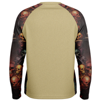 Chokefish™ Long Sleeve Every Day All Weather Skulls Shirt Men's-004