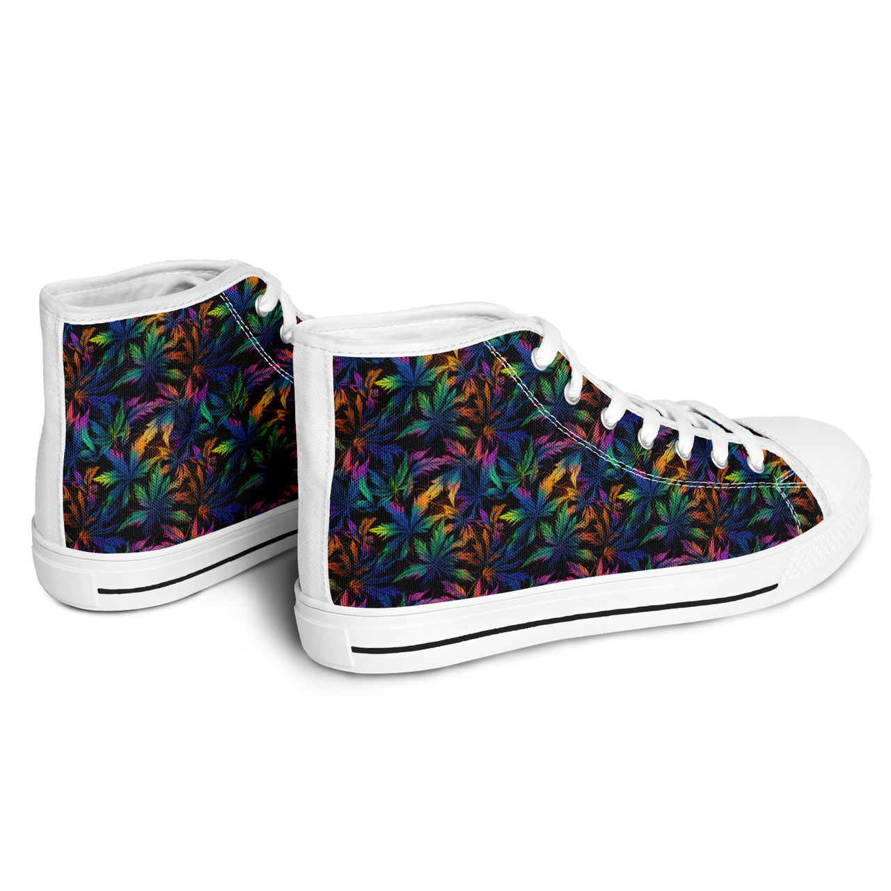 Chokefish™ Urban Peak Retro High Tops-Cannabis-011