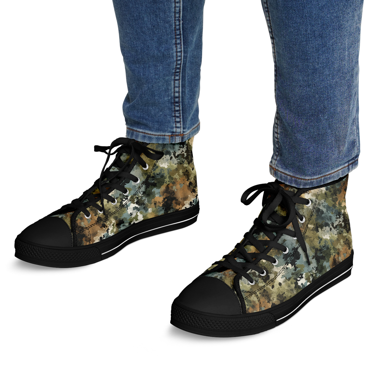 Chokefish™ Urban Peak Retro High Tops-Acid-Wash-014-2