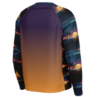 Chokefish™ Long Sleeve Every Day All Weather Trees&Boats Shirt Men's-018