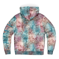 Chokefish™ Microfleece Zip-Up Hoodie Acid-Wash Colors-005