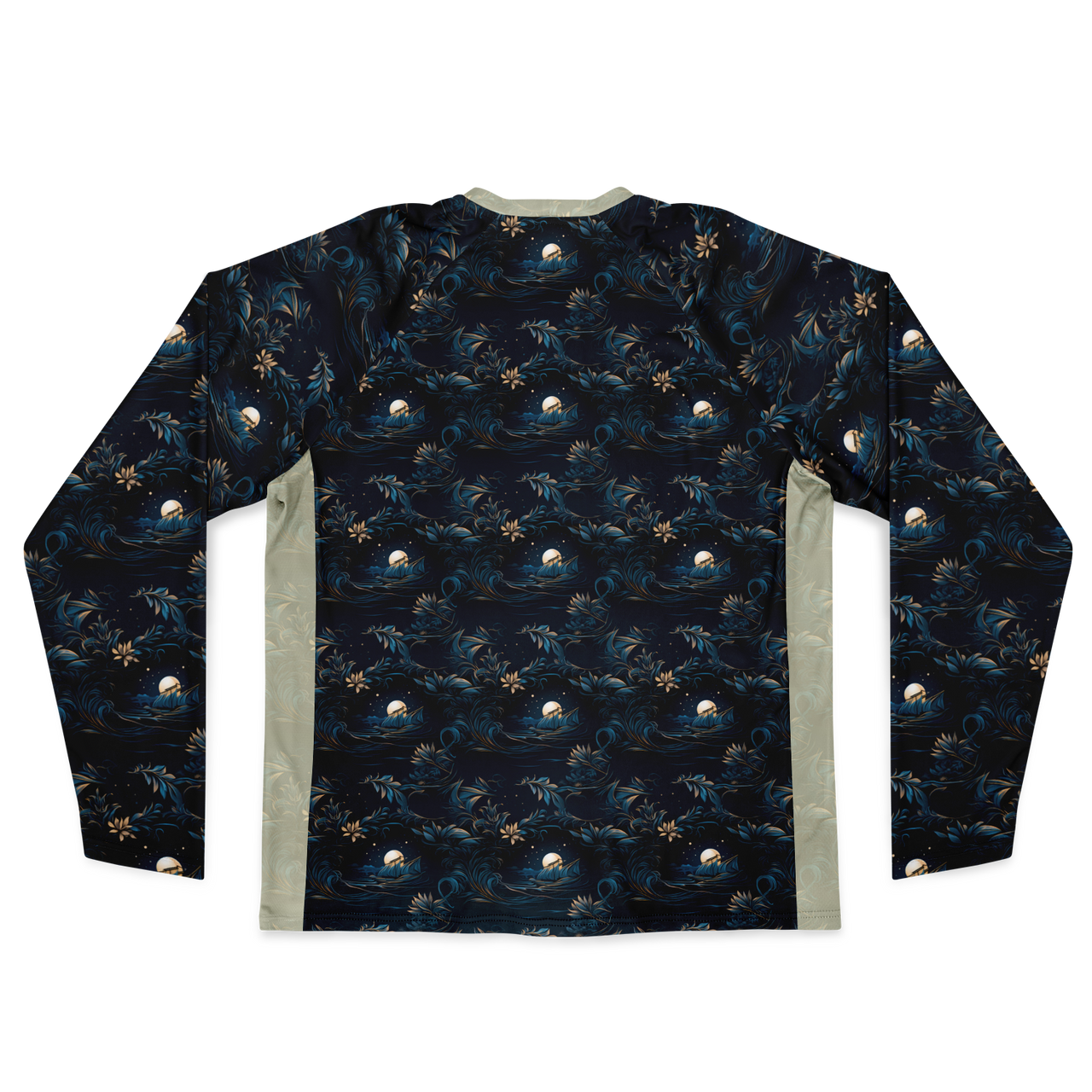 Chokefish™ Long Sleeve Every Day All Weather Trees&Boats Shirt Men's-021